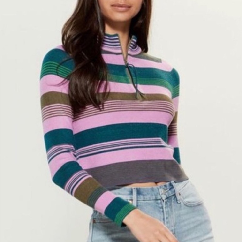 Free People Women’s Zip Sweater
